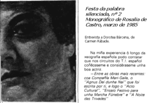 Lembranza de Dorotea Bárcena